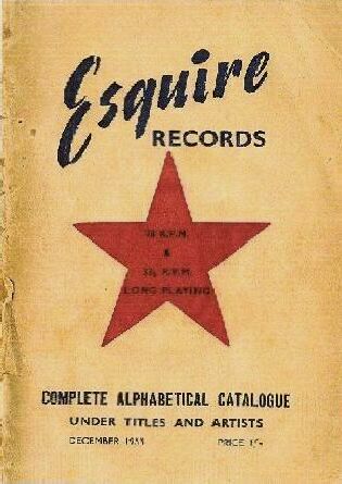 Front cover of Esquire 1953 record catalogue