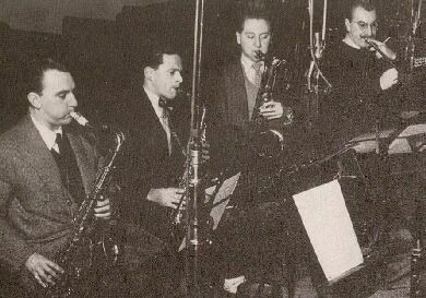Ronnie Chamberlain, Johnny Dankworth, Harry Klein, Don Lusher (1954) 
